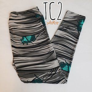 NWT LulaRoe Halloween/Beetle Leggings Size TC2